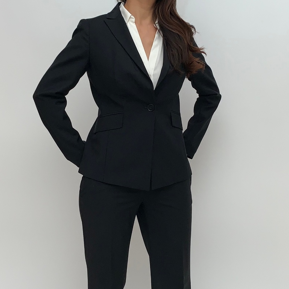 Ann Taylor Wool Pants and Blazer Suit Set